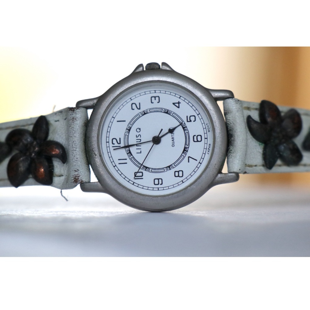 Vintage Club Fossil Linus Q quartz watch